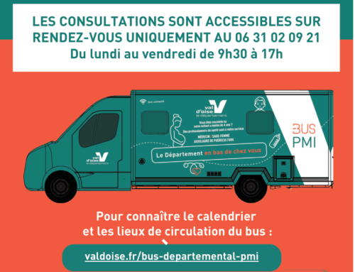 Le Bus PMI à Bruyères-sur-Oise mercredi 11 Juin, après-midi, à la ferme Municipale.
