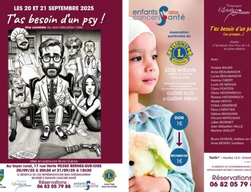 Théâtre caritatif au profit d’Enfants Cancers Santé à Berne-sur-Oise