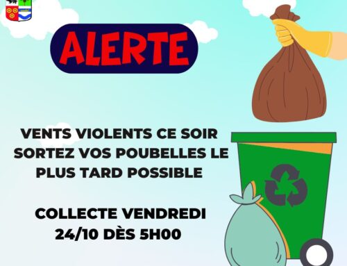 Collecte poubelles: Alerte vents violents