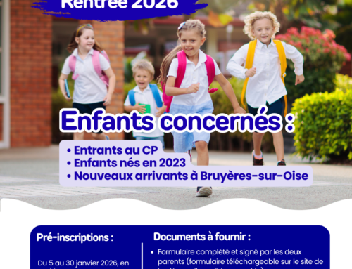Rentrée scolaire 2026/2027 : Les inscriptions se terminent bientôt