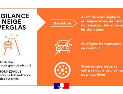 Le département du Val-d’Oise en vigilance ORANGE « neige-verglas » mercredi 7 janvier
